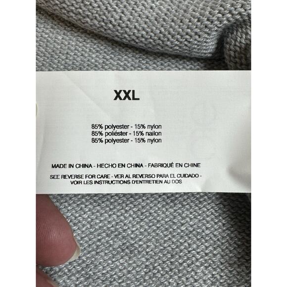 ELLA MOSS Crew Neck Long Sleeve Sweater Heather Gray Women's Size XXL - Picture 6 of 9